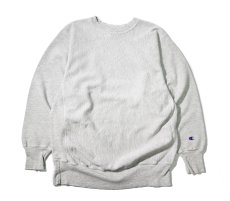 画像1: 90-00s Used Champion Reverse Weave Sweat Shirt Ash 目無し (1)