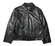 画像1: 90-00s Used Banana Republic Leather Jacket Black (1)