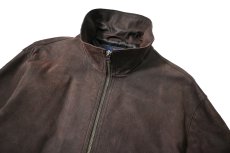 画像5: 90-00s Used Gap Nubuck Leather Jacket Brown (5)
