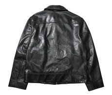 画像2: 90-00s Used Banana Republic Leather Jacket Black (2)