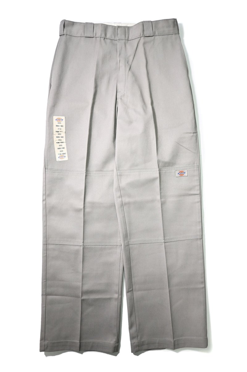画像1: 90s Deadstock Dickies 85283SV Double Knee Work Pants Silver made in USA (1)