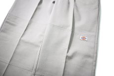 画像4: 90s Deadstock Dickies 85283SV Double Knee Work Pants Silver made in USA (4)