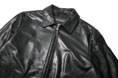 画像3: 90-00s Used Banana Republic Leather Jacket Black (3)