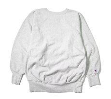 画像1: 90s Used Champion Reverse Weave Sweat Shirt Ash made in USA 目無し (1)