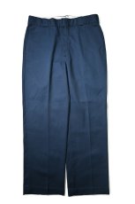 画像1: 80s Used Dickies 874 Work Pants Navy made in USA (1)