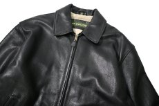 画像3: 90-00s Used Dockers Leather Jacket Black (3)