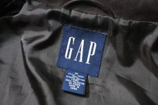 画像7: 90-00s Used Gap Nubuck Leather Jacket Brown (7)