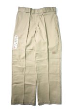 画像1: 90s Deadstock Dickies 85283KH Double Knee Work Pants Khaki made in USA (1)