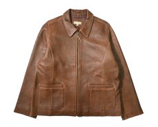 画像1: Used The Territory Ahead Leather Jacket Brown (1)