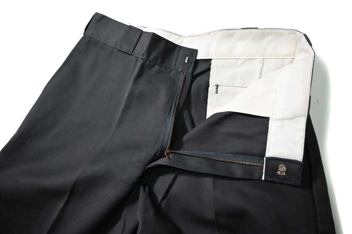 画像7: 90s Deadstock Dickies 85283CH Double Knee Work Pants Charcoal made in USA (7)