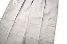 画像4: 90s Deadstock Dickies 85283SV Double Knee Work Pants Silver made in USA (4)