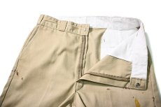 画像5: 80s Used Dickies 874 Work Pants Khaki made in USA (5)