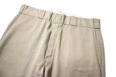 画像2: 80s Used Dickies 874 Work Pants Khaki made in USA (2)