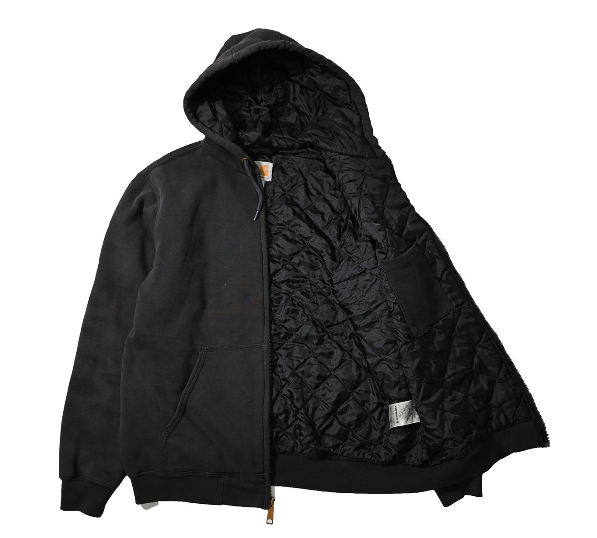 画像4: Used Carhartt Quilt Lined Sweat Hoodie (4)