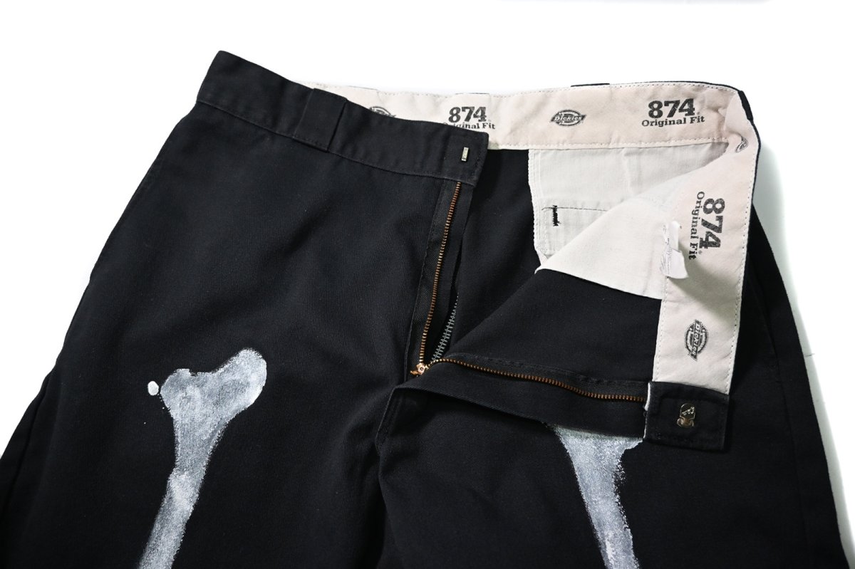 画像6: Used Dickies Customized 874 Born Paint Work Pants (6)