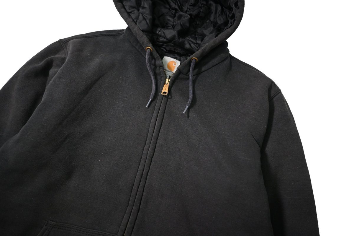 画像2: Used Carhartt Quilt Lined Sweat Hoodie (2)