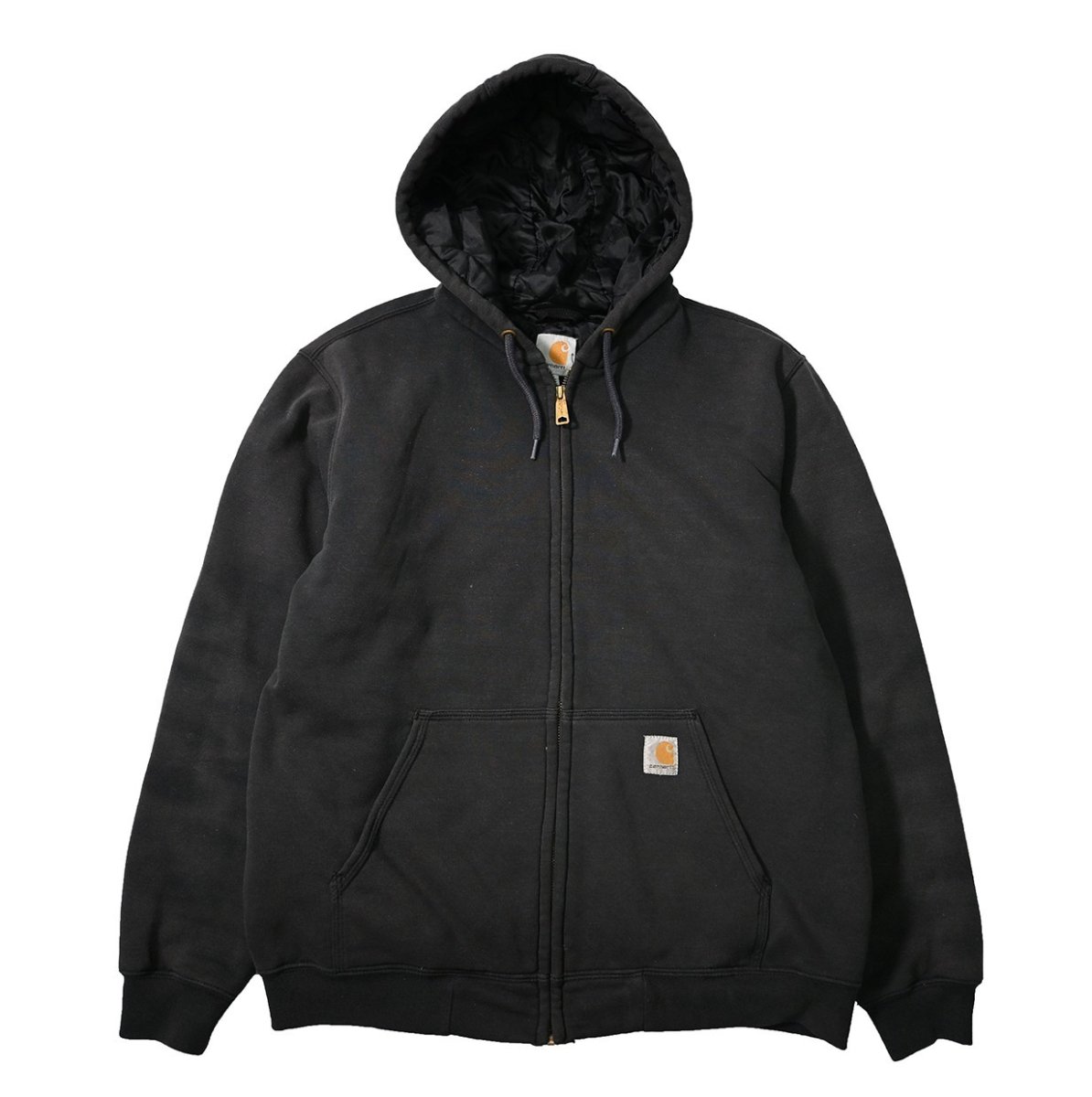 画像1: Used Carhartt Quilt Lined Sweat Hoodie (1)