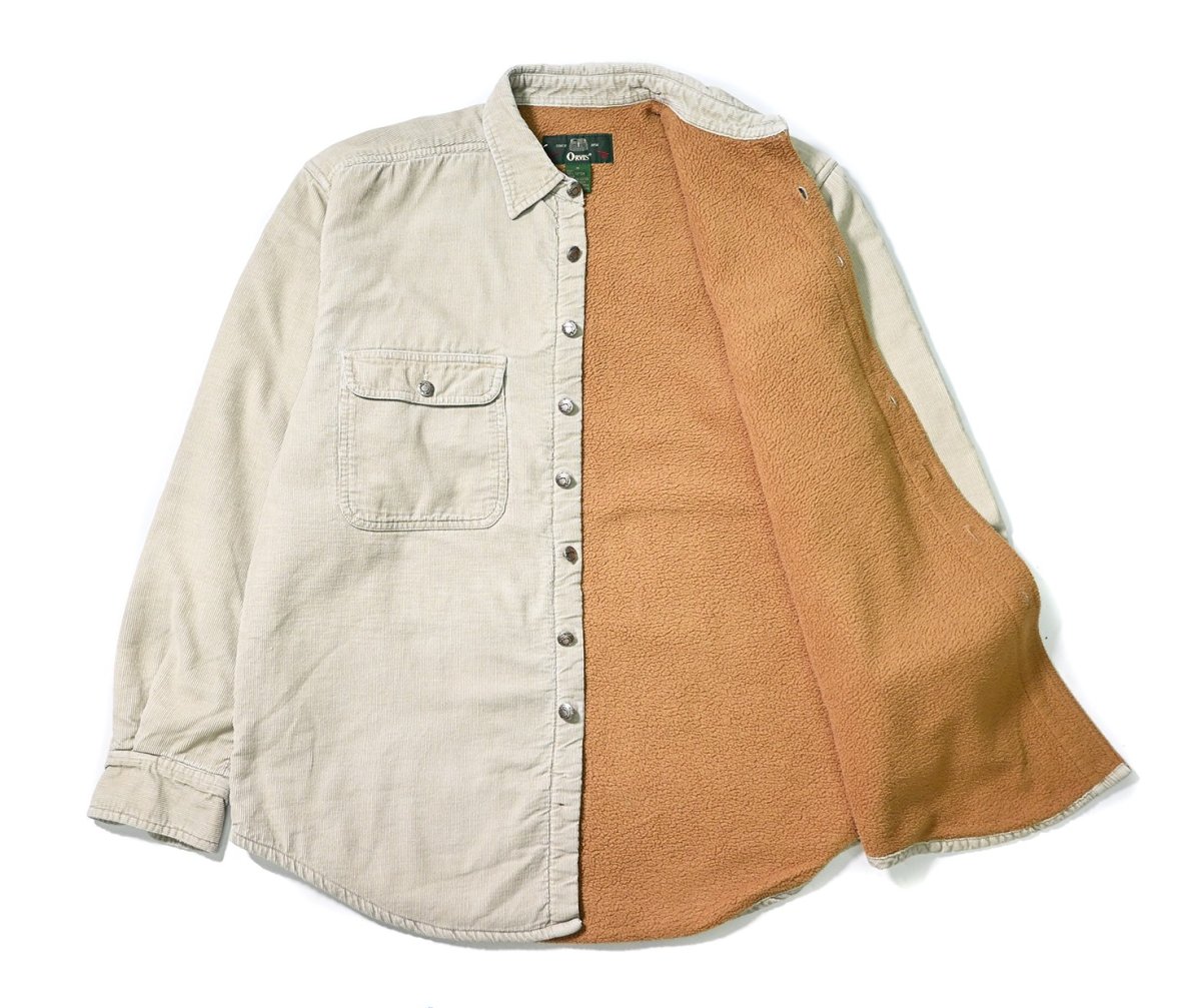 画像4: 90s Used Orvis Corduroy Sherpa Shirt (4)