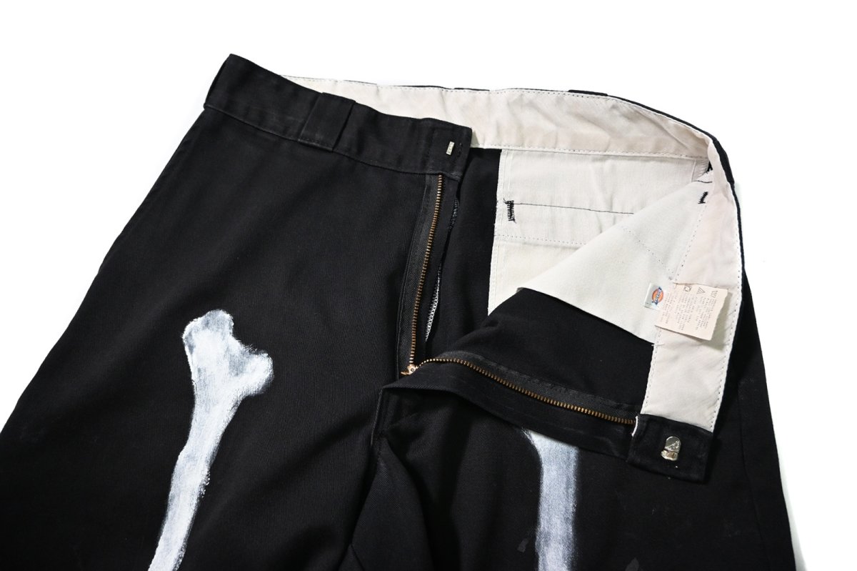画像6: Used Dickies Customized 85283 Born Paint Double Knee Work Pants (6)