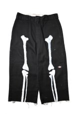画像1: Used Dickies Customized 85283 Born Paint Double Knee Work Pants (1)