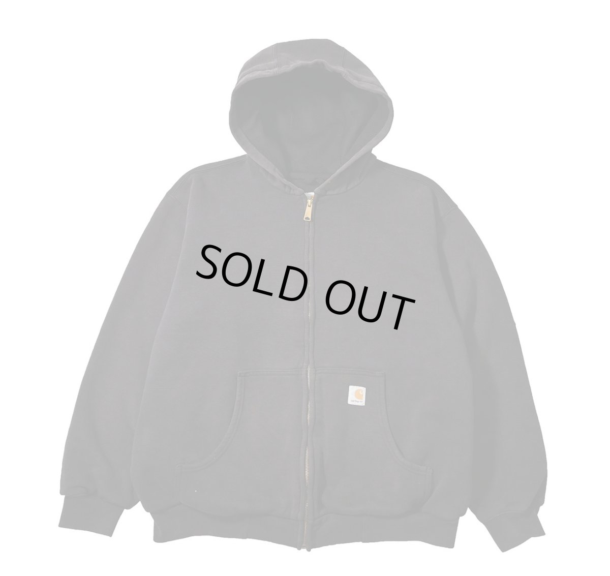 画像1: Used Carhartt Thermal Lined Sweat Hoodie (1)