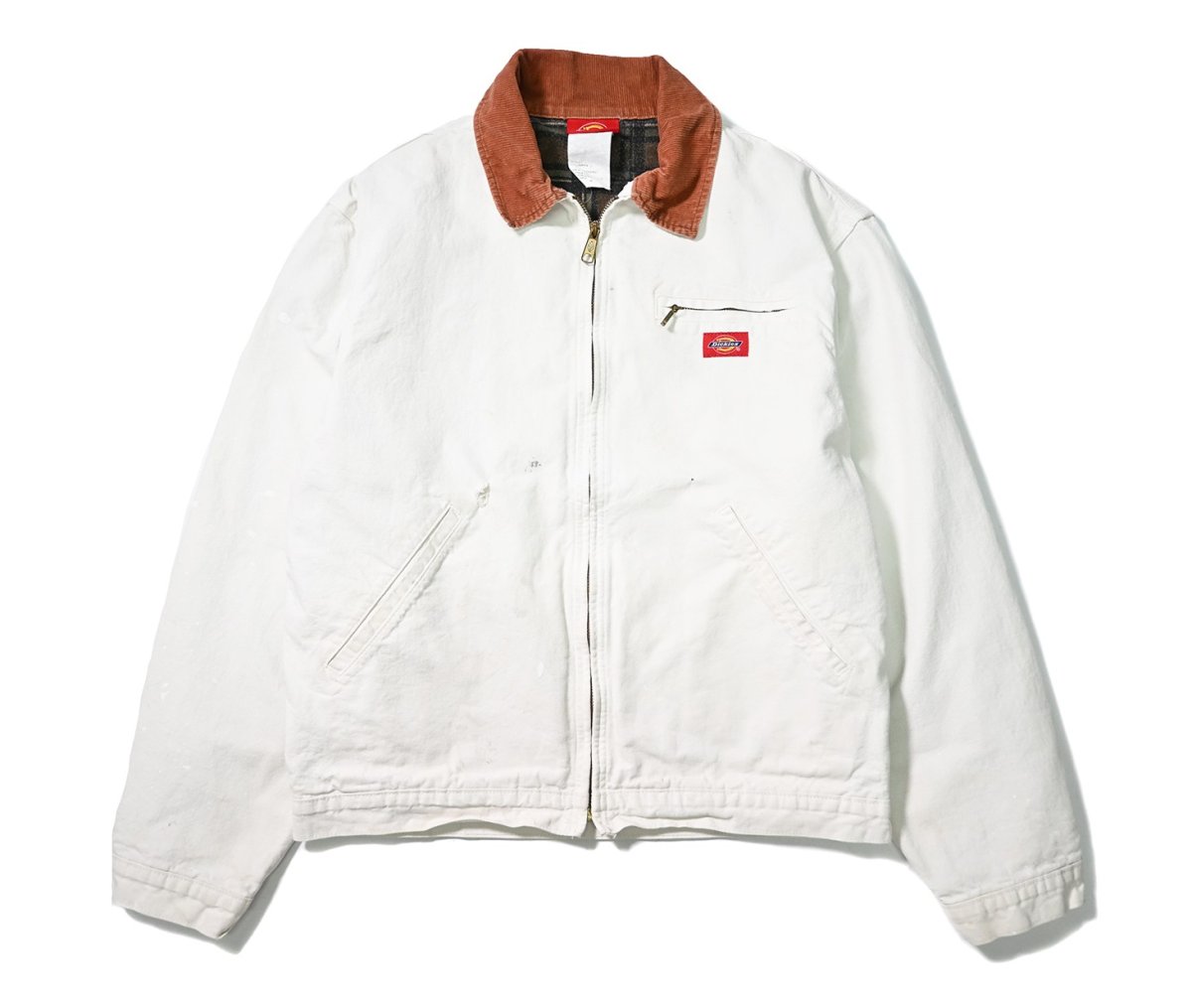 画像1: 00s Used Dickies Flannel Lined Work Jacket (1)