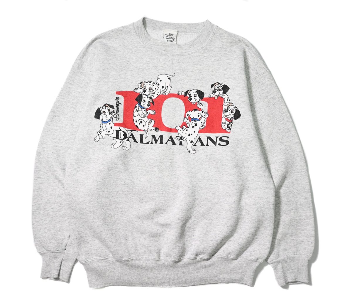 画像1: 90s Used Disney 101 Dalmatians Sweat Shirt made in USA (1)