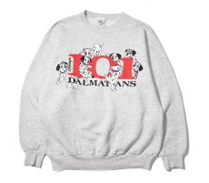 画像1: 90s Used Disney 101 Dalmatians Sweat Shirt made in USA (1)