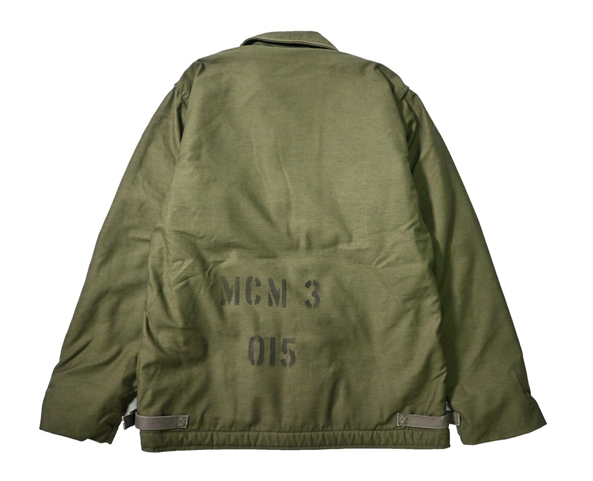 画像2: 80s Used Us Navy A-2 Deck Jacket (2)