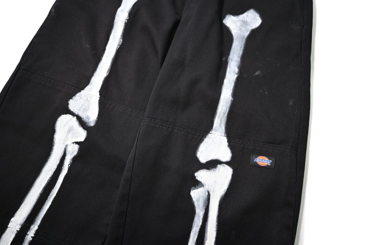 画像4: Used Dickies Customized 85283 Born Paint Double Knee Work Pants (4)