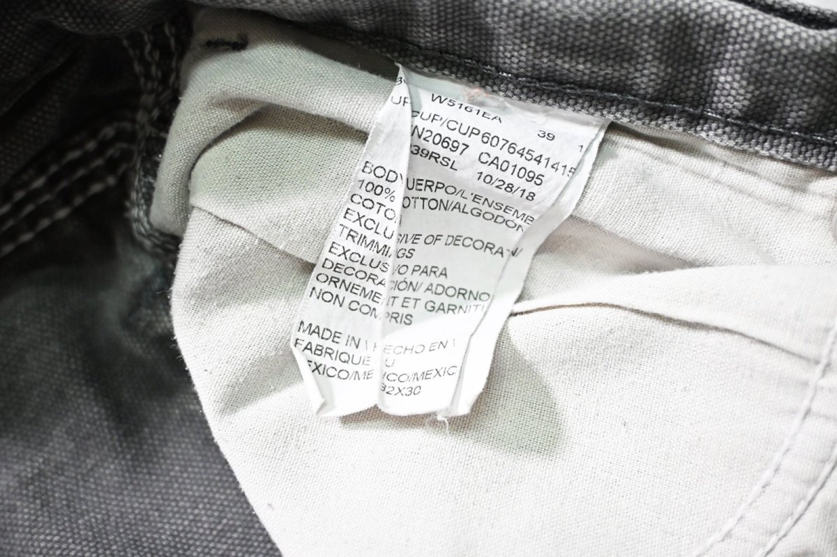 画像6: 00s Used Dickies Duck Carpenter Pants Slate (6)