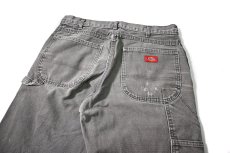 画像4: 00s Used Dickies Duck Carpenter Pants Slate (4)