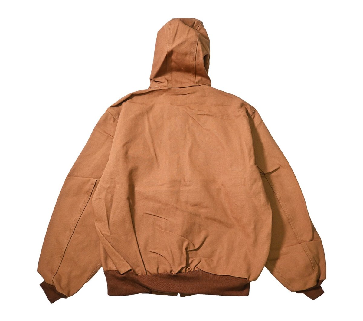 画像2: 03' Deadstock Carhartt Flannel Lined Active Jacket Brown made in USA (2)