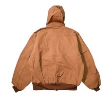 画像2: 03' Deadstock Carhartt Flannel Lined Active Jacket Brown made in USA (2)