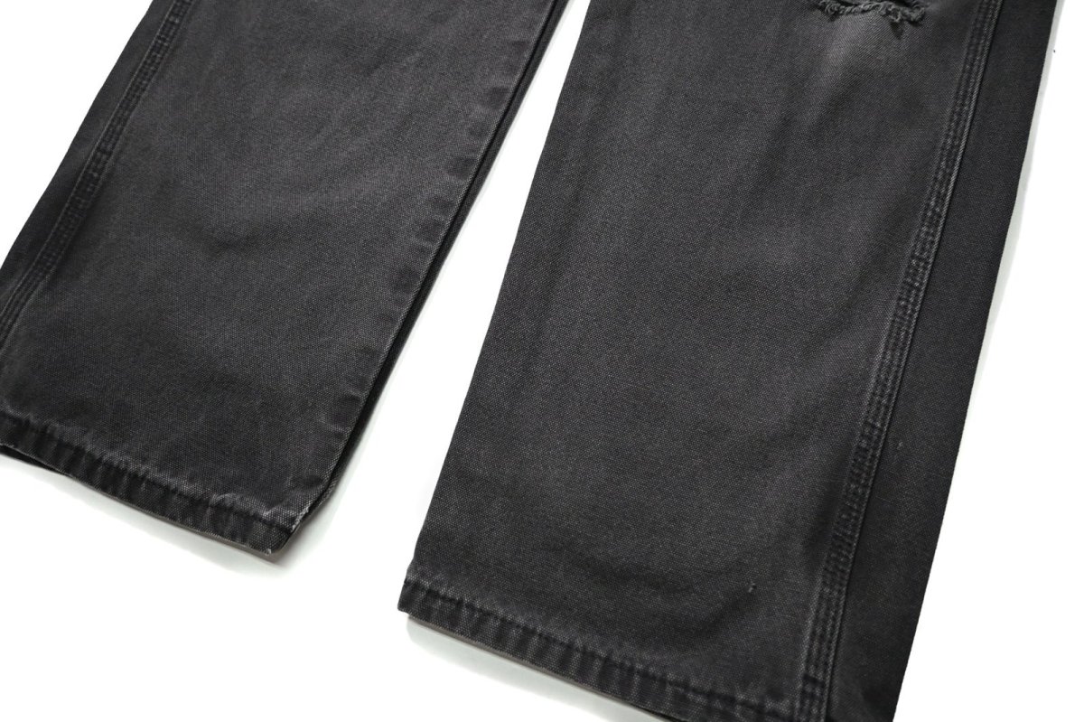 画像3: 00s Used Dickies Duck Carpenter Pants Black (3)