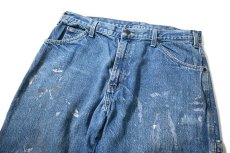 画像2: 00s Used Dickies Denim Carpenter Pants (2)