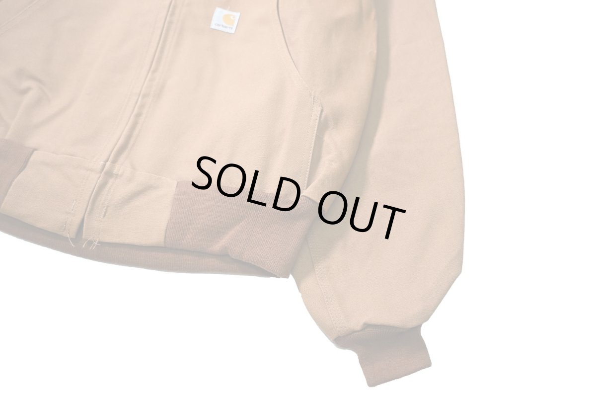 画像4: 03' Deadstock Carhartt Flannel Lined Active Jacket Brown made in USA (4)