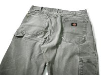 画像5: 00s Used Dickies Duck Carpenter Pants Moss (5)