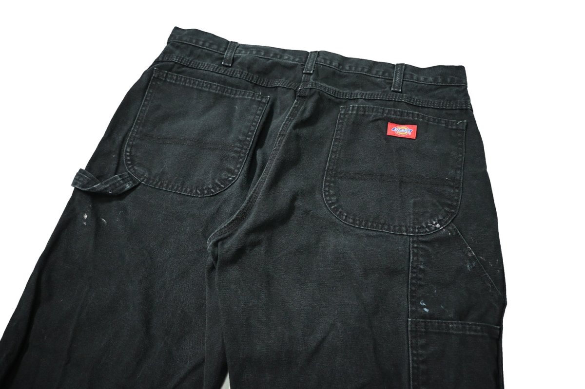 画像4: 00s Used Dickies Duck Carpenter Pants Black (4)