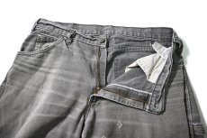 画像5: 00s Used Dickies Duck Carpenter Pants Slate (5)