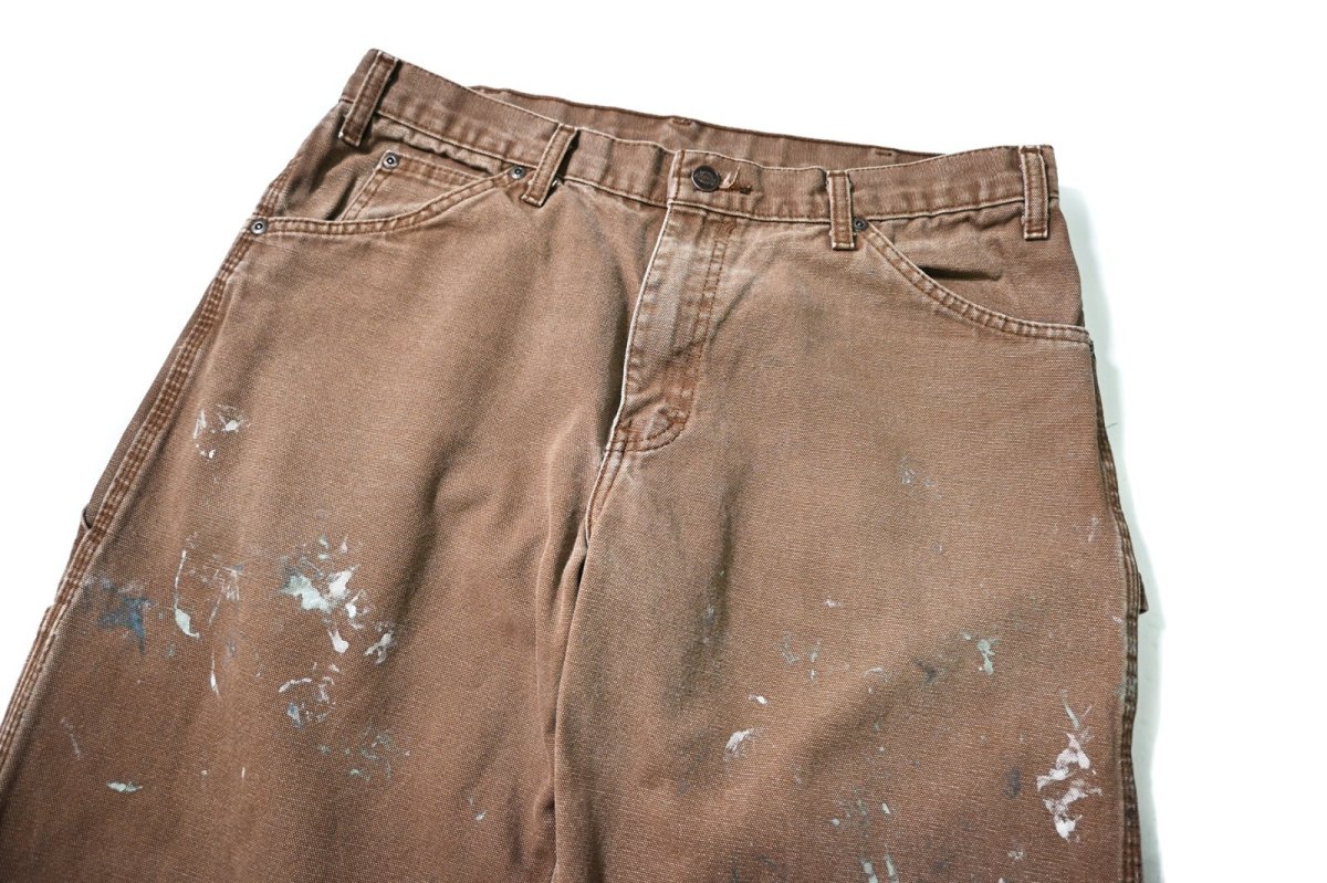 画像2: 00s Used Dickies Duck Carpenter Pants Timber (2)