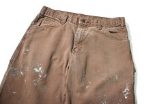 画像2: 00s Used Dickies Duck Carpenter Pants Timber (2)