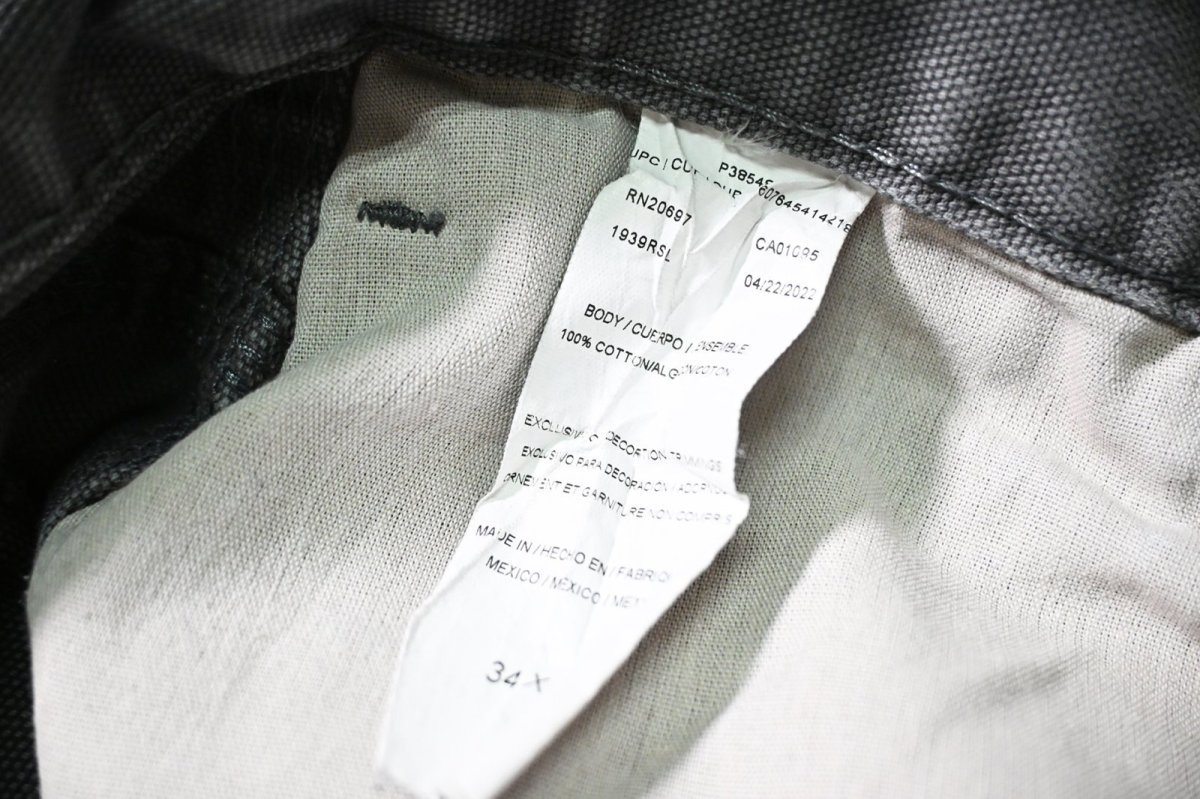 画像6: 00s Used Dickies Duck Carpenter Pants Slate (6)