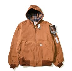 画像1: 03' Deadstock Carhartt Flannel Lined Active Jacket Brown made in USA (1)