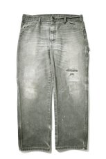 画像1: 00s Used Dickies Duck Carpenter Pants Moss (1)