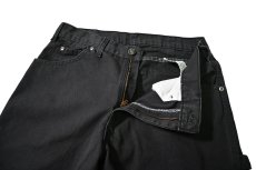 画像5: 00s Used Dickies Duck Carpenter Pants Black (5)