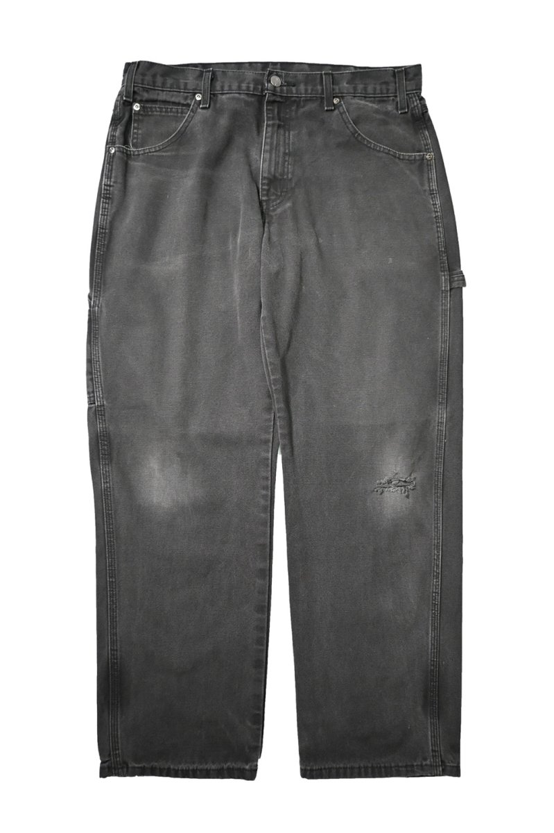 画像1: 00s Used Dickies Duck Carpenter Pants Black (1)