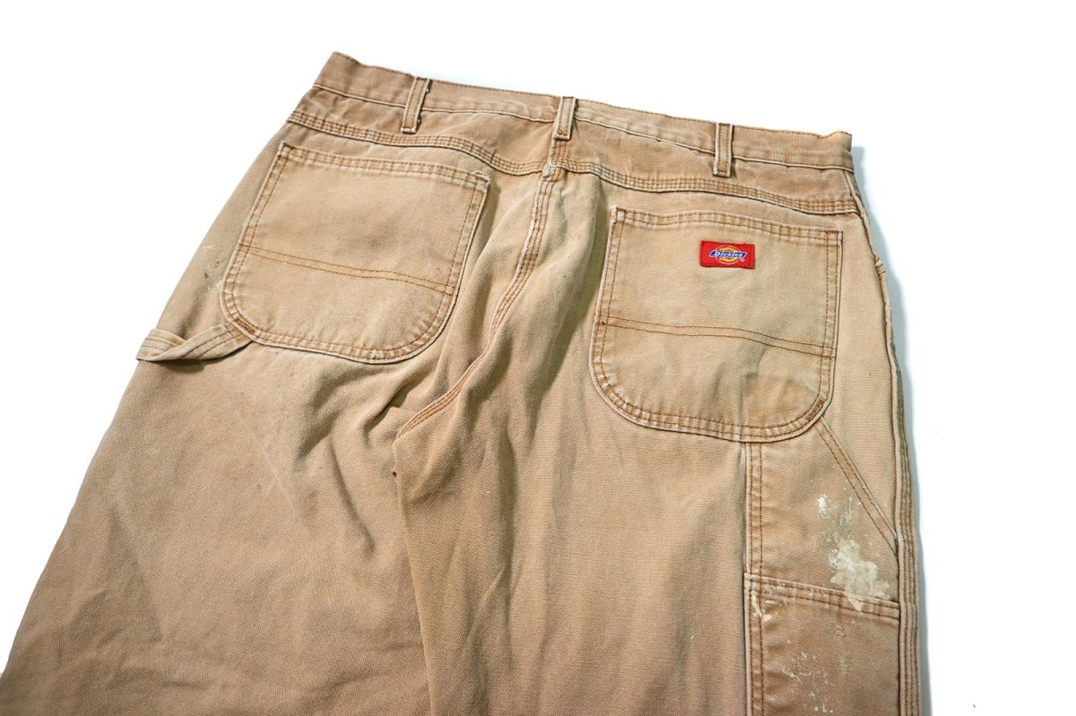 画像4: 00s Used Dickies Duck Carpenter Pants Brown (4)