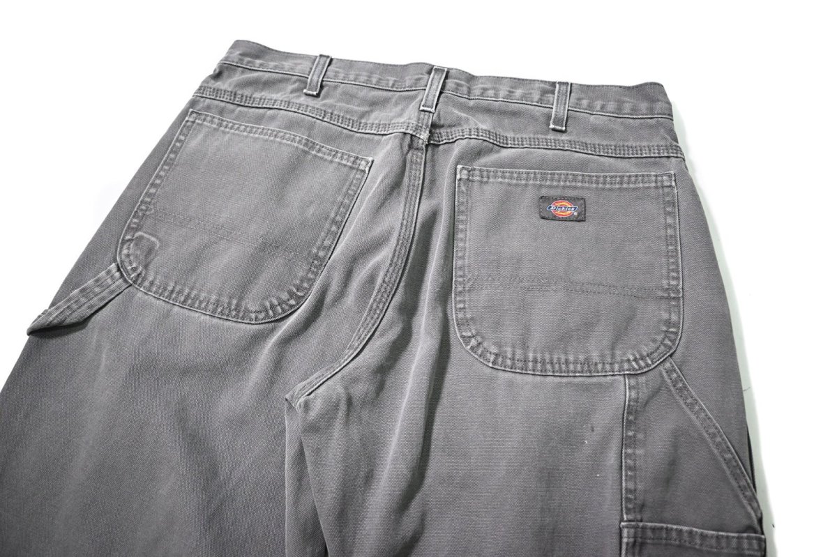 画像4: 00s Used Dickies Duck Carpenter Pants Slate (4)