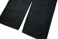 画像3: 00s Used Dickies Duck Carpenter Pants Black (3)